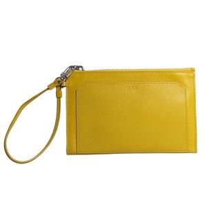 TUMI PRISM FLAT ZIP WRISTLET SUNFLOWER.  NWOT
